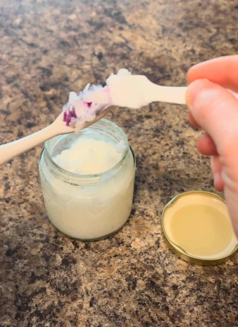 homemade toothpaste with coconut oil