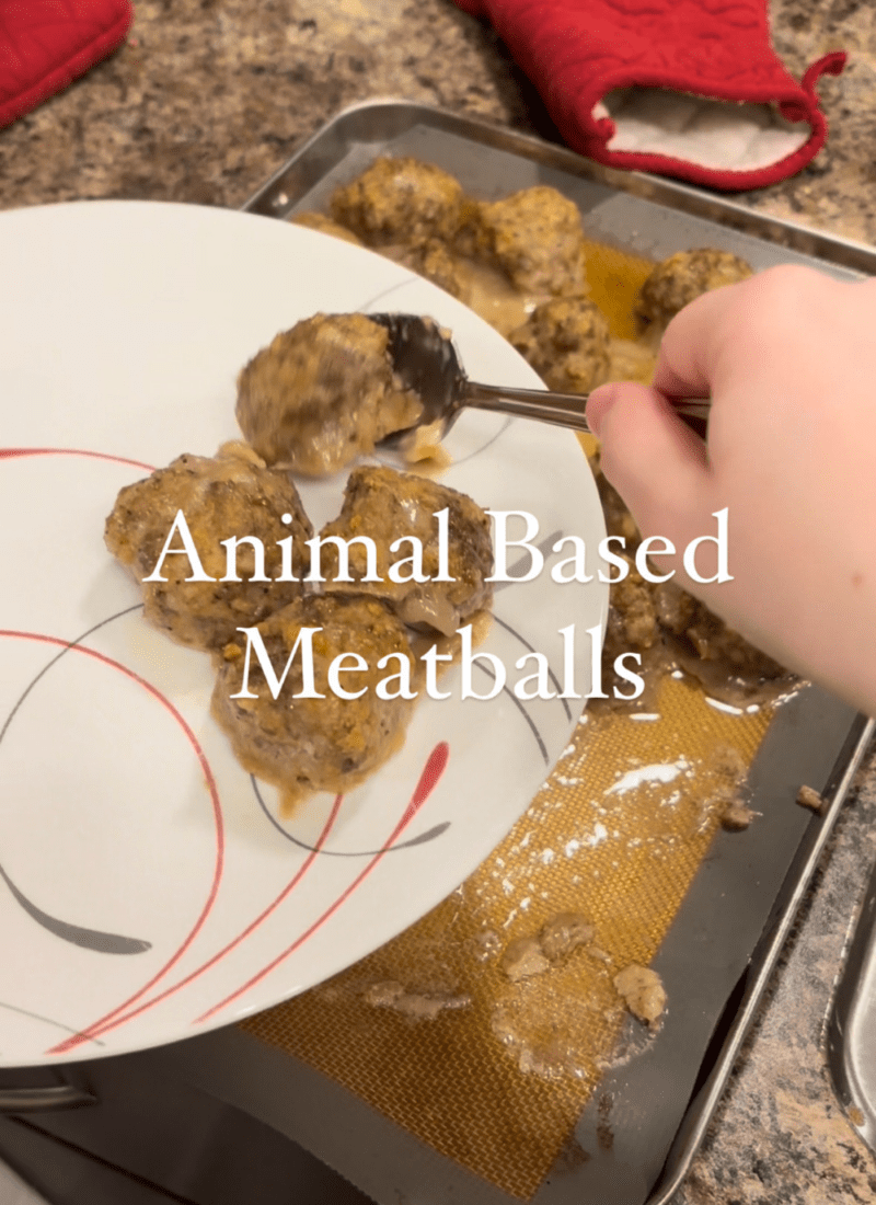 Quick & Easy Animal Based Meatballs Everyone Will Love